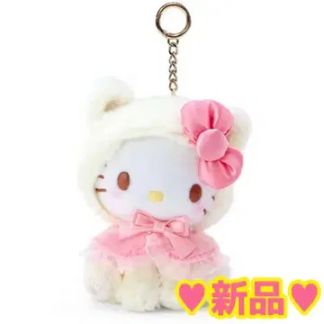 새상품 키티 오미테카시 고양이 마스코트 홀더