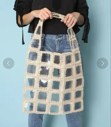 JAMIRAY PVC 클리어 토트백