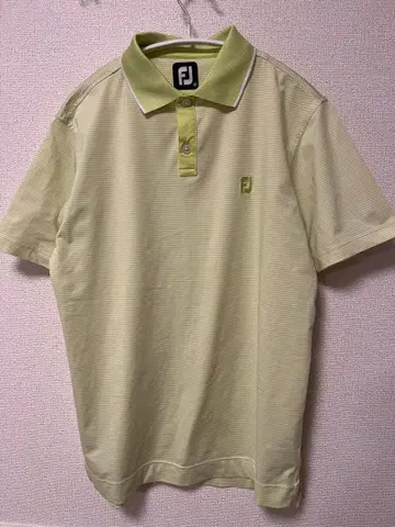 FJ 스트라이프 피케 셔츠 연한 그린