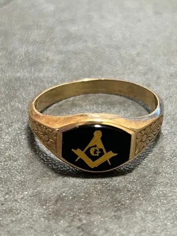 빈티지 프리메이슨 반지