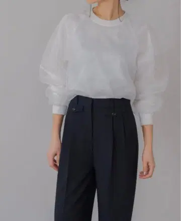 regleam LAYERED TULLE PULLOVER