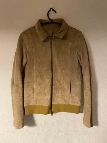 shama 베이지 스웨이드 자켓 사이즈 38