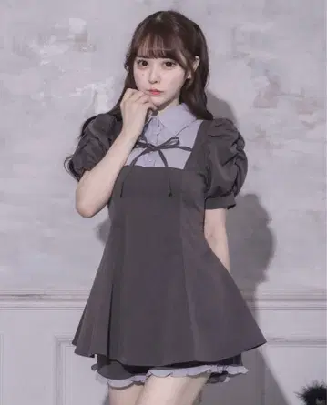 피 pium 프론트 리본 요크 절개 셋업