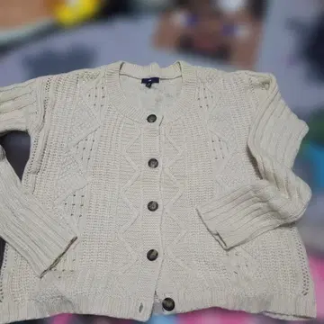 Gap 아이보리 긴팔 가디건 XS/S