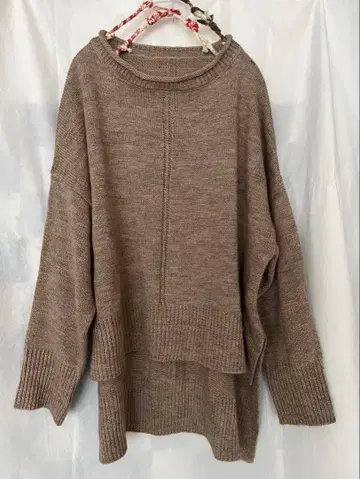 08맵 가을/겨울 스웨터 루즈핏 무지 심플 니트 브라운 08mab