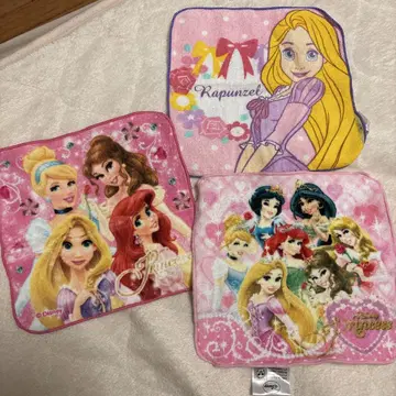 디즈니 프린세스 핸드 타월 3개 세트