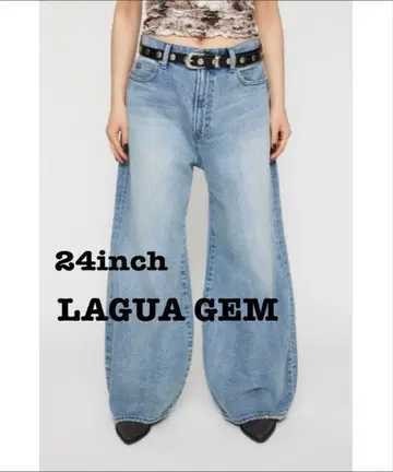 LAGUA GEM HOPE 루즈이 배기 데님 [ 24인치 ]