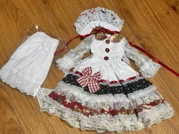 딜러제 MSD 1/4 인형용 컨트리풍 드레스 세트