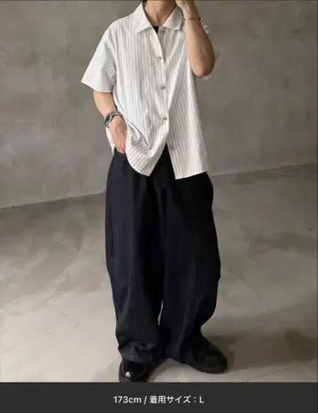 ONCILY 실버 버튼 레귤러 카라 셔츠