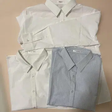 [  다리미 ]  신축 셔츠 3장 세트