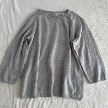 마가렛호웰 그레이 코튼 니트 면 프리 사이즈