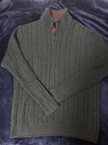 JOS. A. BANK 다크 그린 스웨터 XL 빈티지