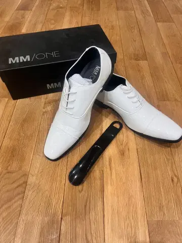 MM/ONE 화이트 신랑 브라이덜 신발