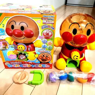 호빵맨 가챠 굴러가