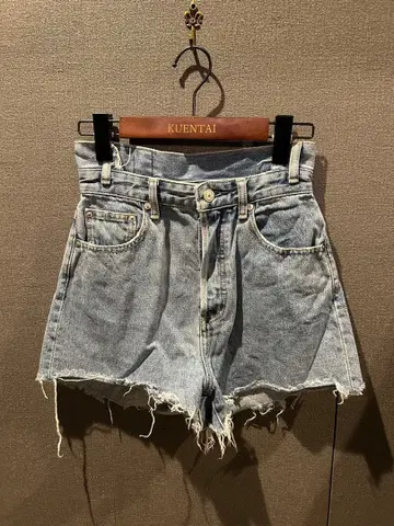 sly 라이트 블루 데님 숏팬츠