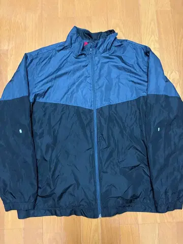 나일론 자켓 네이비 블랙