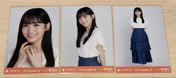 노기자카46 브로마이드 이치노세 미쿠 프릴T셔츠 3종 컴프