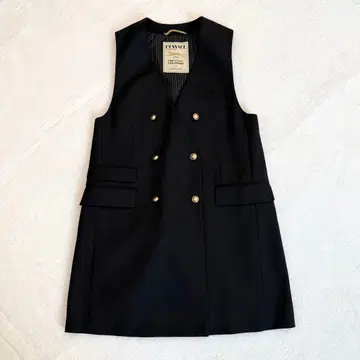 23AW l'essage 저널 스탠다드 골드 버튼 베스트