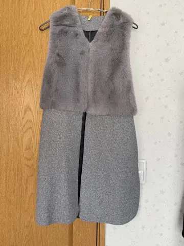 ABITOKYO 신상 베스트 퍼 포함 그레이