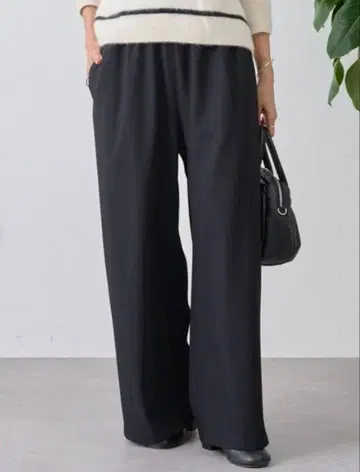 BEARDSLEY 속기모 허리 리브 팬츠