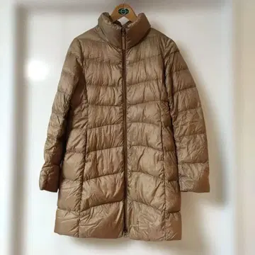UNIQLO 울트라 라이트 다운 롱 코트 브라운 M 사이즈