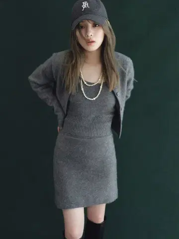 FRAY I.D 라쿤 니트 셋업