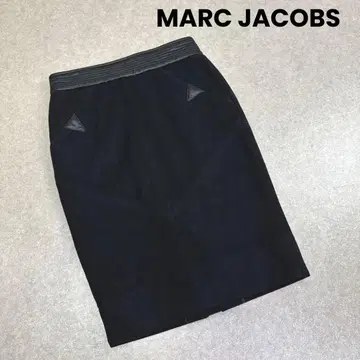 MARC JACOBS 마크제이콥스 울 혼방 무릎 기장 타이트 스커트 4