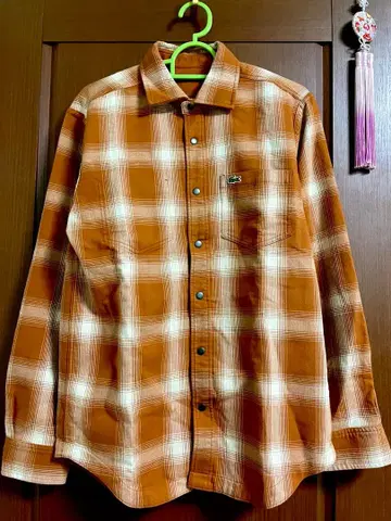 Lacoste 체크 긴팔 셔츠