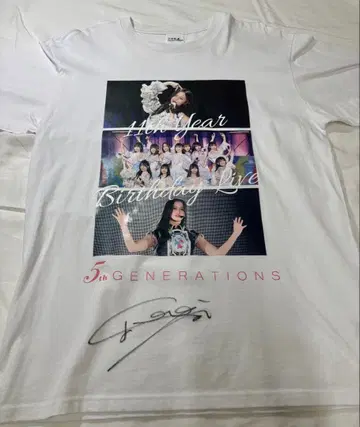 노기자카46 이노우에 와카 노기페스 오리지널 라이브 친필 T셔츠