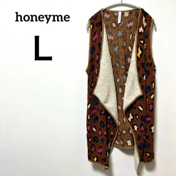 honeyme [ L ] 레오파드 무늬 베스트
