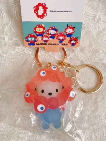 오사카 만박 산리오  키링 클리어 포차코