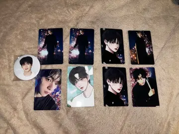 txt 트레이딩 카드 캔 배지 popup starkissed 8장 세트