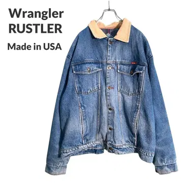 Wrangler Rustler 데님 트래커 자켓 USA제 구제 의류