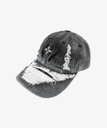 [ BLR BLUER ] Grunge Denim Cap