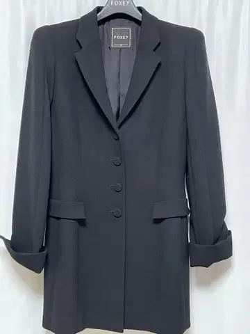 FOXEY 테일러드 자켓 블랙 40