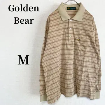 골든 베어 피케 셔츠 아웃도어 캐주얼 카키 보더