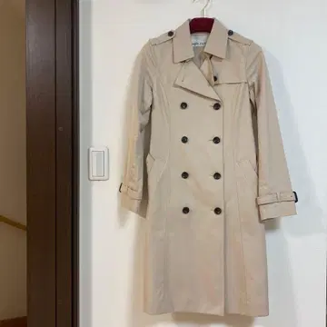 NATURAL BEAUTY BASIC 베이지 트렌치코트