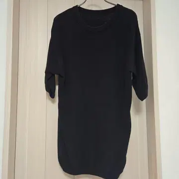 Crepusqule 반팔 니트 블랙