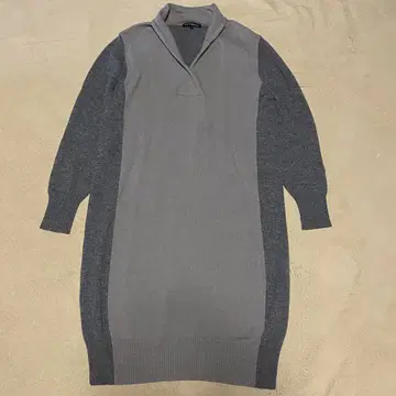 23구 온워드 카시야마 니트 원피스 캐시미어 혼방 38 그레이