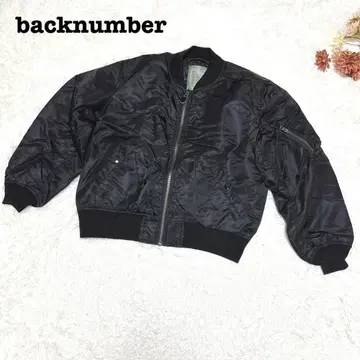 s.1980 [백넘버] 남성용 MA-1 봄버 자켓 블랙