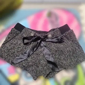 그레이 숏팬츠 리본 포함