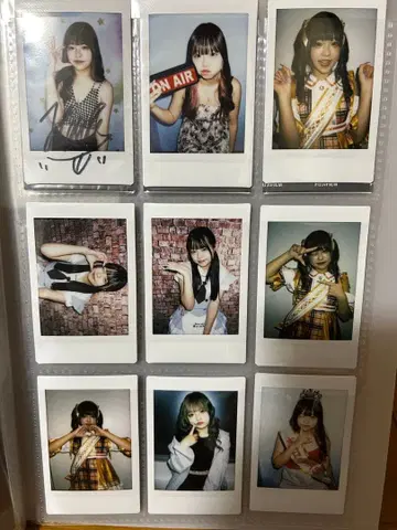 하루카 (FR2PON!) 폴라로이드 13장 사인 포함 있음