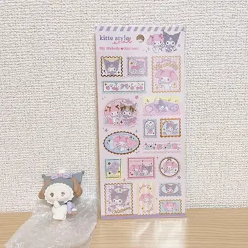 산리오 mikko 수플레 시크릿 마스코트 콜라보 씰 쿠로미