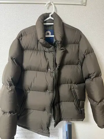 CONVERSE 다운 자켓 L 카키 컨버스