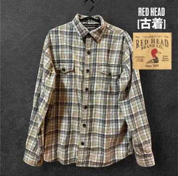 RED HEAD 체크 무늬 플란넬 셔츠