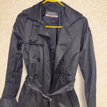 미사용품 Kappa 블랙 더블 브레스트 자켓 S