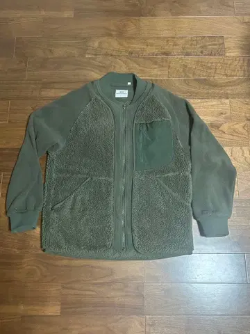 White Mountaineering 플리스 자켓 올리브