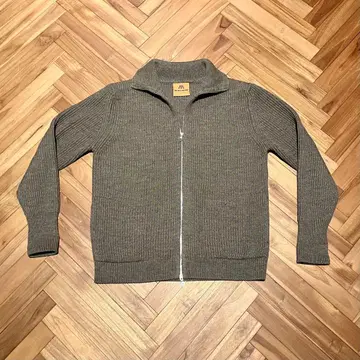 안데르센 안데르센 토프 컬러 리브 집업 스웨터