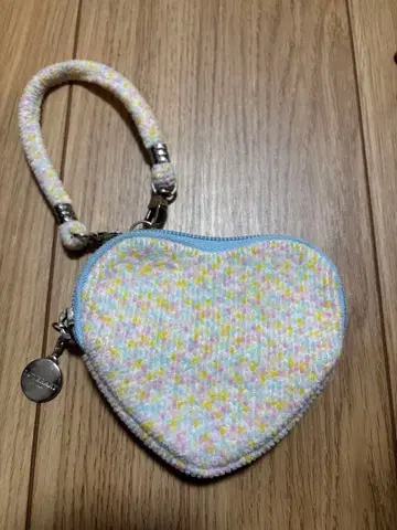 페이러 러브러리 믹스 컬러 하트 파우치