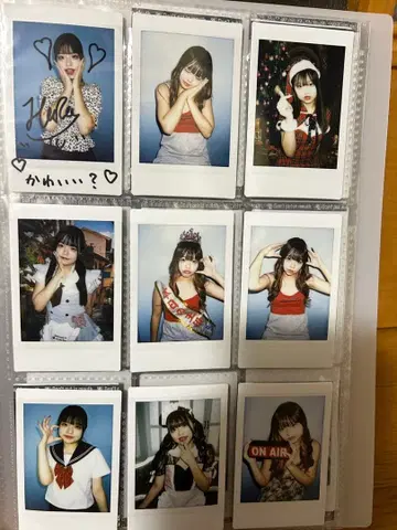 하루카 (FR2PON!) 폴라로이드 13장 2장 사인 포함 있음